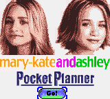 Mary-Kate and Ashley - Pocket Planner (USA) Title Screen